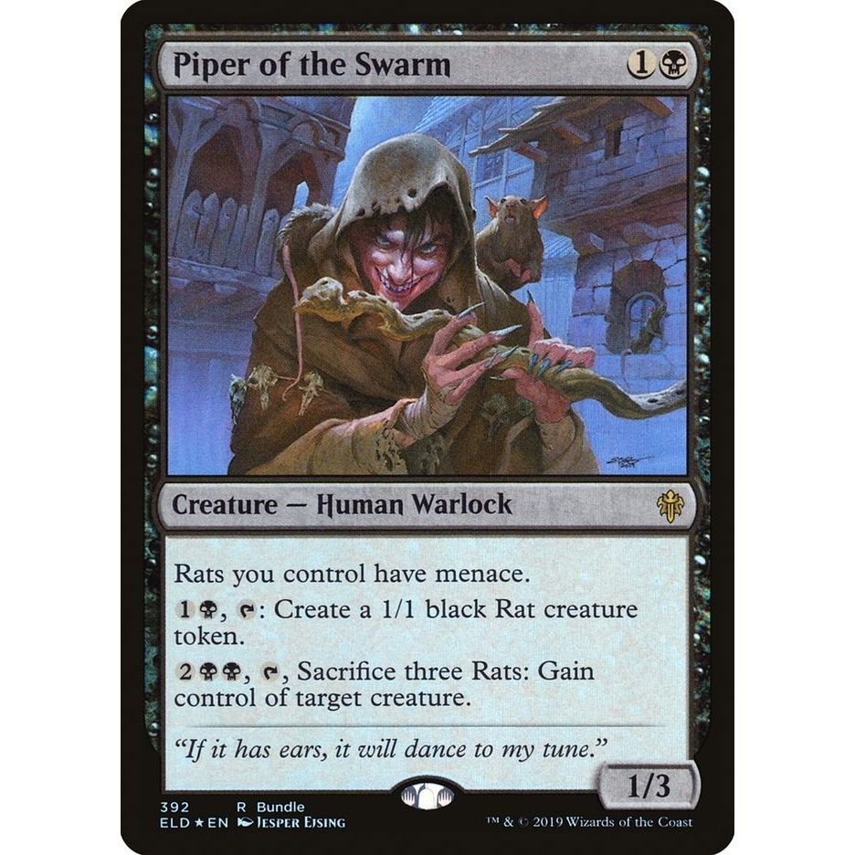 Image for Piper of the Swarm (ELD Bundle) (392) (UMP) - Magic: The Gathering