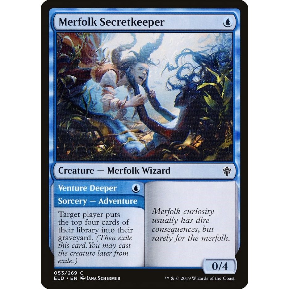 Image for Merfolk Secretkeeper (53) (ELD) - Magic: The Gathering