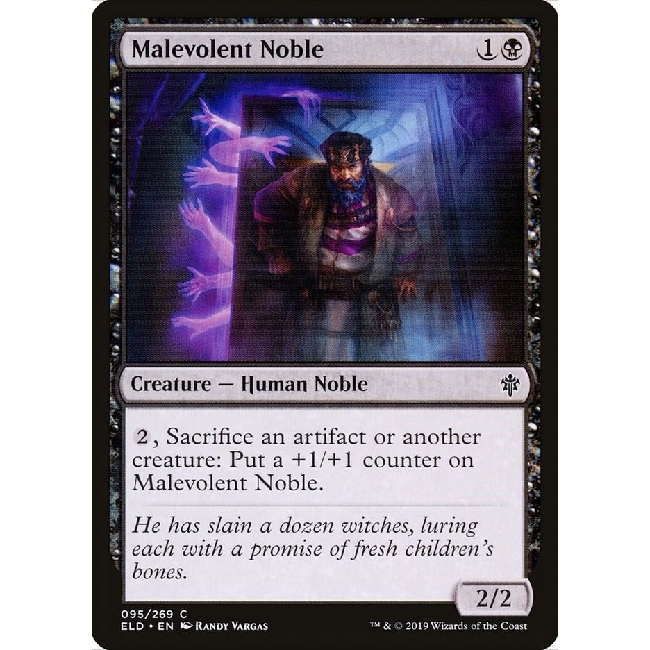 Image for Malevolent Noble (95) (ELD) - Magic: The Gathering