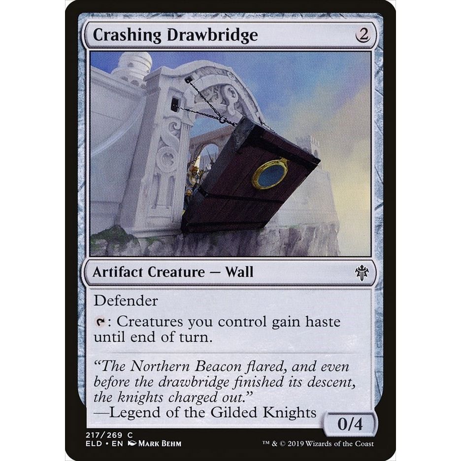 Image for Crashing Drawbridge (217) (ELD) - Magic: The Gathering