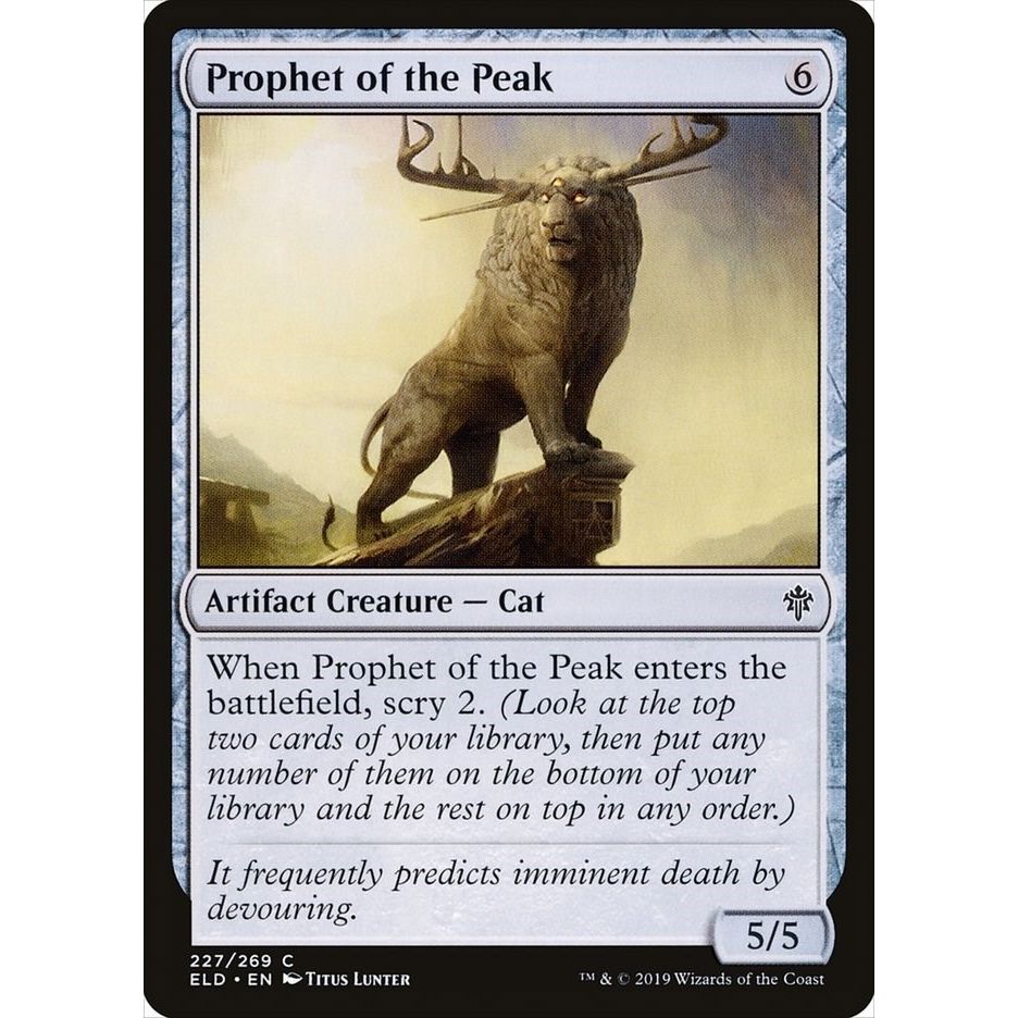 Image for Prophet of the Peak (227) (ELD) - Magic: The Gathering
