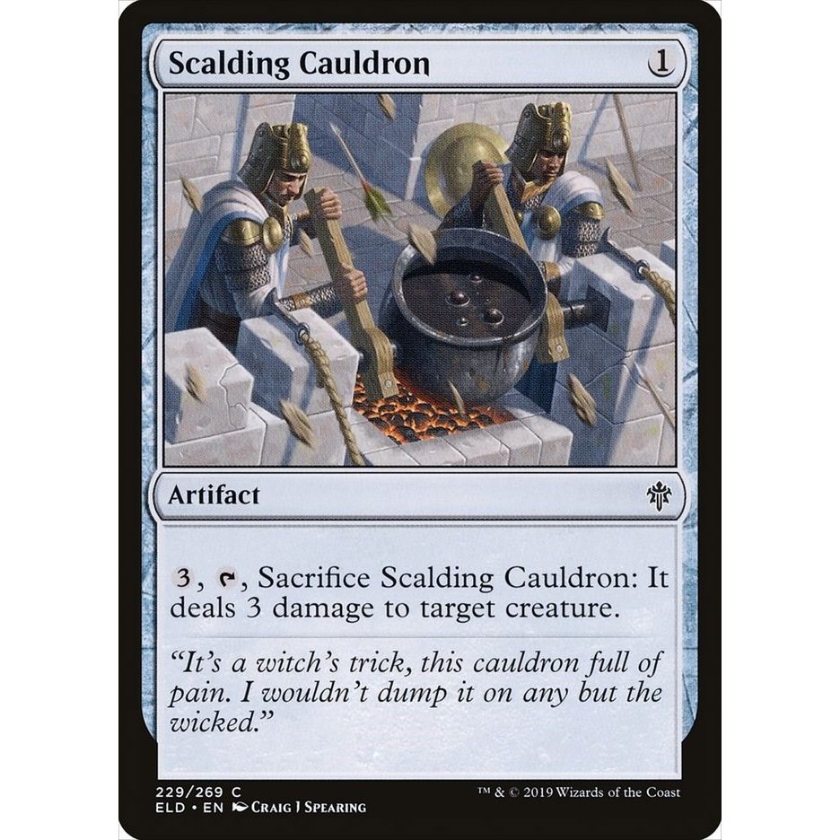 Image for Scalding Cauldron (229) (ELD) - Magic: The Gathering