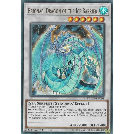 Image for Brionac, Dragon of the Ice Barrier (DUDE-EN008) (DUDE) - YuGiOh