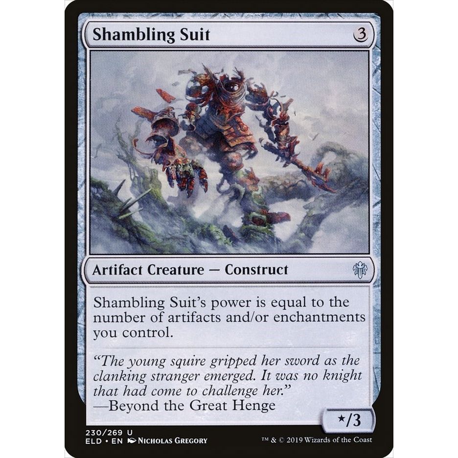 Image for Shambling Suit (230) (ELD) - Magic: The Gathering