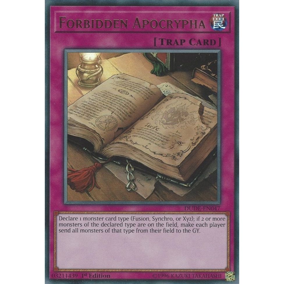 Image for Forbidden Apocrypha (DUDE-EN047) (DUDE) - YuGiOh