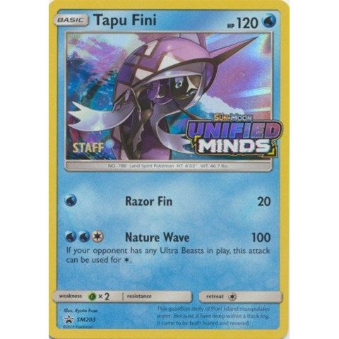 Image for Tapu Fini - SM203 (Prerelease) [Staff] (SM203) (SMP) - Pokemon