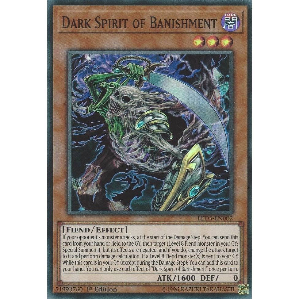 Image for Dark Spirit of Banishment (LED5-EN002) (LED5) - YuGiOh