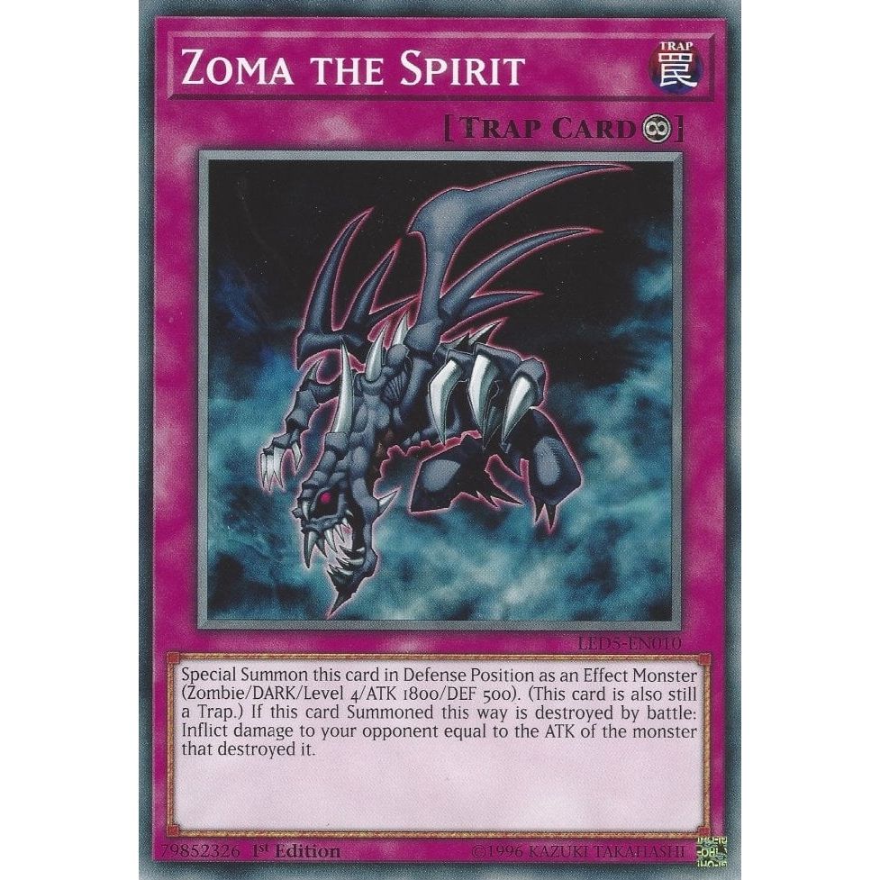 Image for Zoma the Spirit (LED5-EN010) (LED5) - YuGiOh