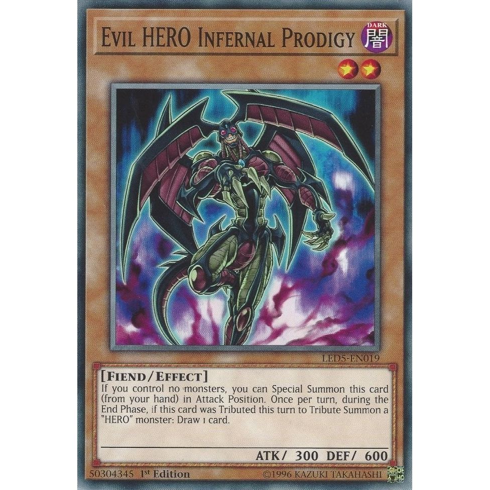 Image for Evil HERO Infernal Prodigy (LED5-EN019) (LED5) - YuGiOh