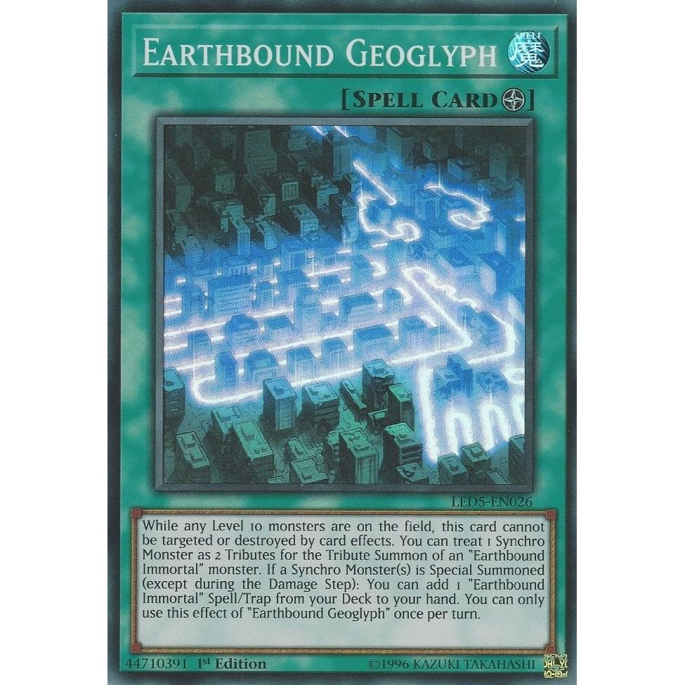 Image for Earthbound Geoglyph (LED5-EN026) (LED5) - YuGiOh