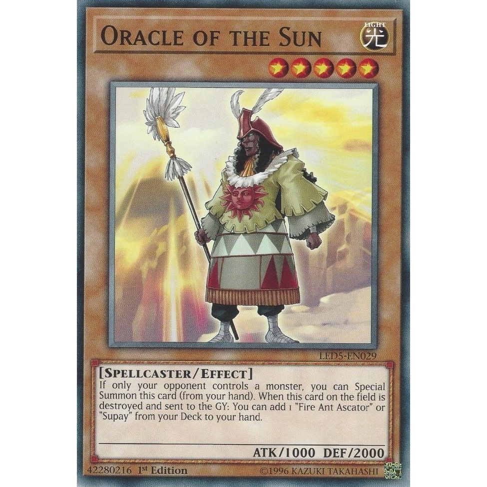 Image for Oracle of the Sun (LED5-EN029) (LED5) - YuGiOh