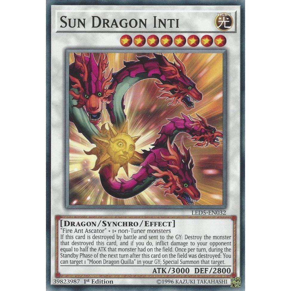 Image for Sun Dragon Inti (LED5-EN032) (LED5) - YuGiOh