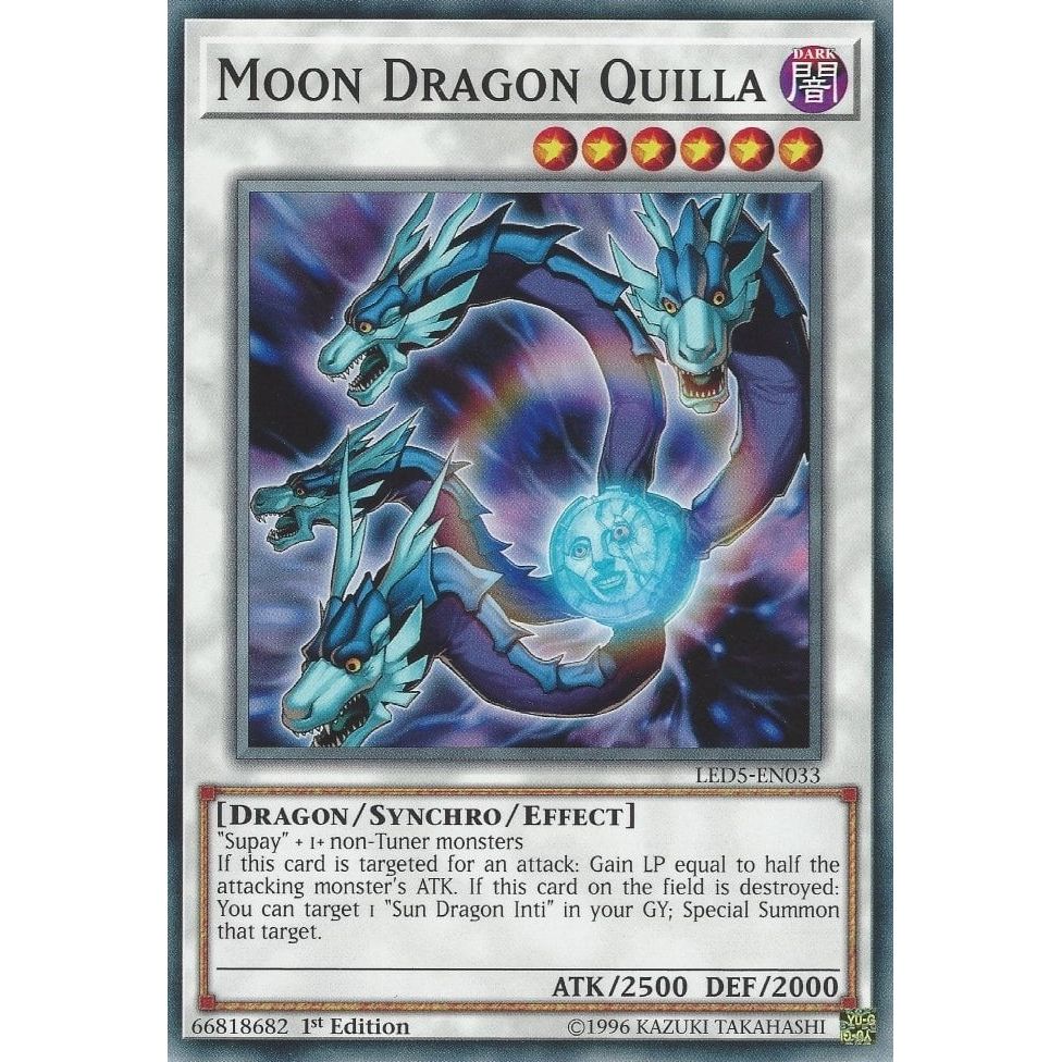Image for Moon Dragon Quilla (LED5-EN033) (LED5) - YuGiOh