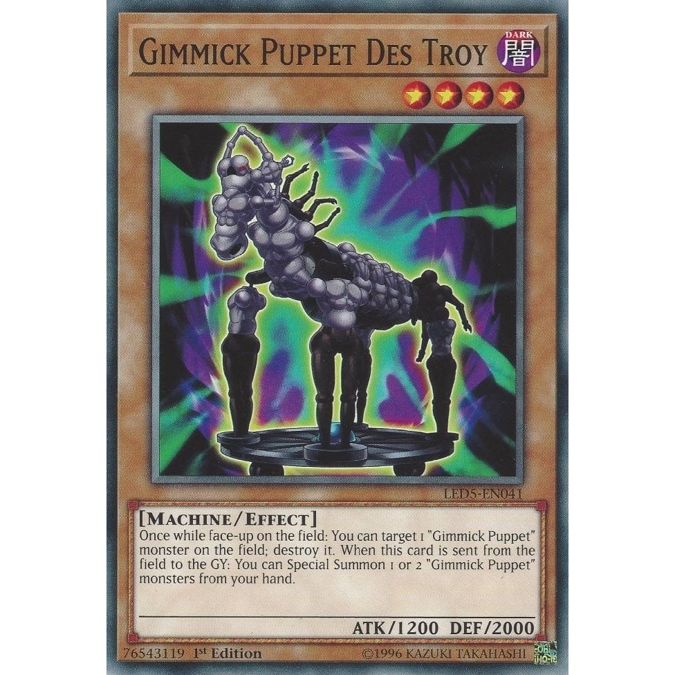Image for Gimmick Puppet Des Troy (LED5-EN041) (LED5) - YuGiOh