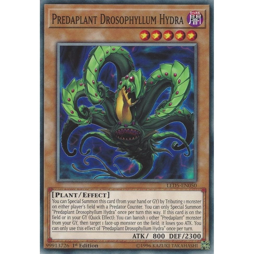 Image for Predaplant Drosophyllum Hydra (LED5-EN050) (LED5) - YuGiOh