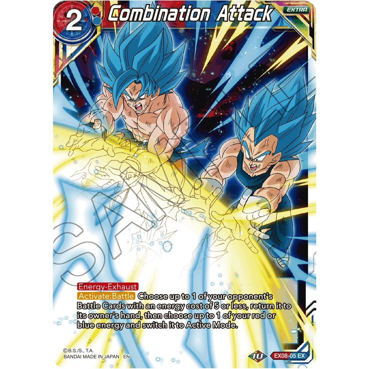 Image for Combination Attack (EX08-05) (DBS-BE08) - Dragon Ball Super: Masters