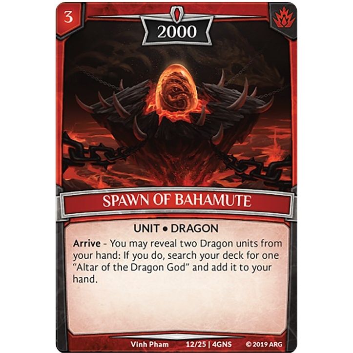 Image for Spawn of Bahamute (12/25 | 4GNS) (GENE) - Argent Saga TCG