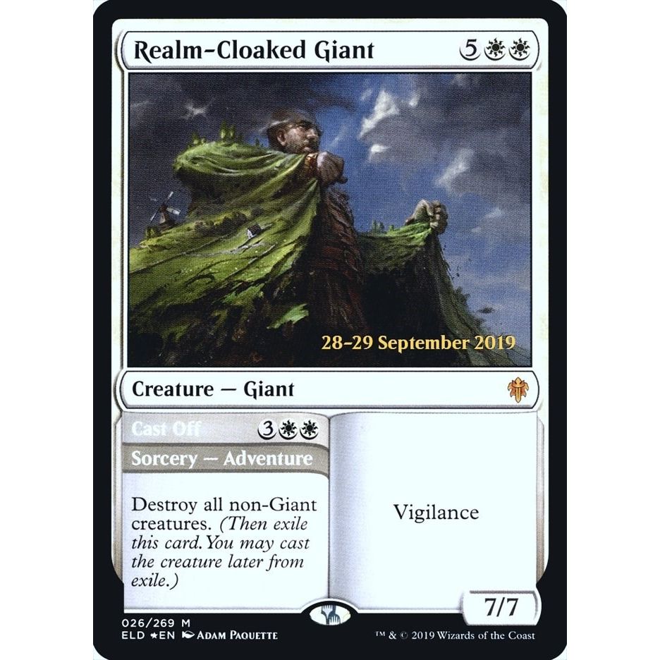 Image for Realm-Cloaked Giant (26) (PRE) - Magic: The Gathering
