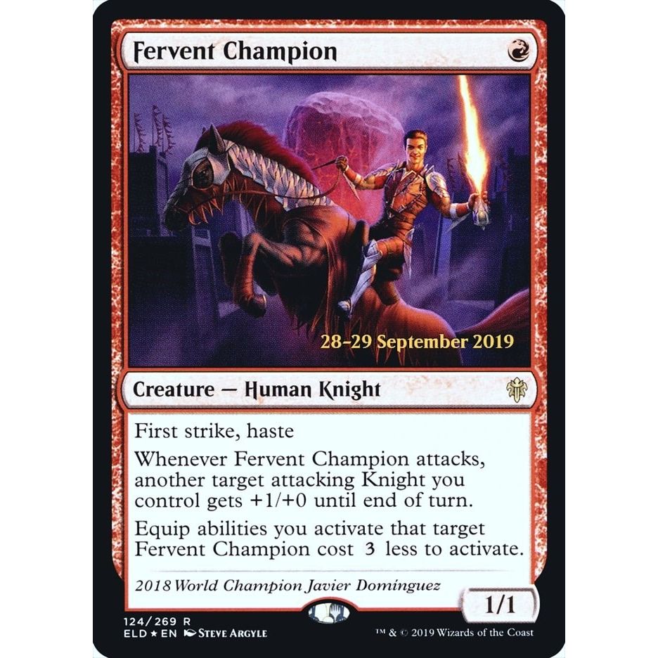 Image for Fervent Champion (124) (PRE) - Magic: The Gathering