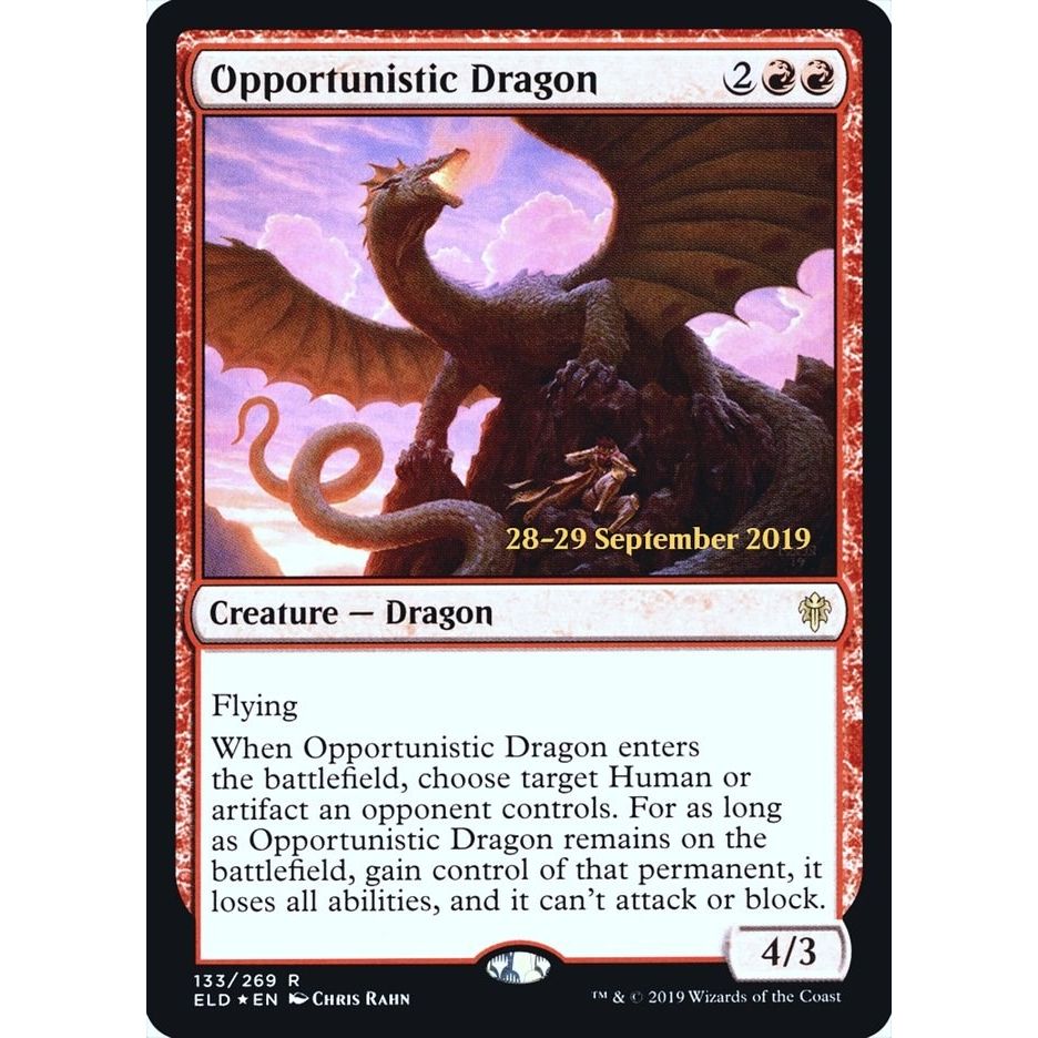Image for Opportunistic Dragon (133) (PRE) - Magic: The Gathering