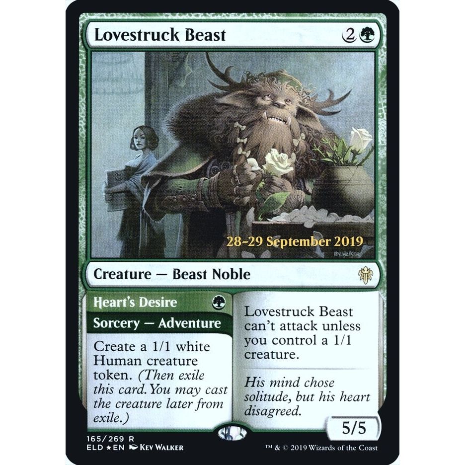 Image for Lovestruck Beast (165) (PRE) - Magic: The Gathering