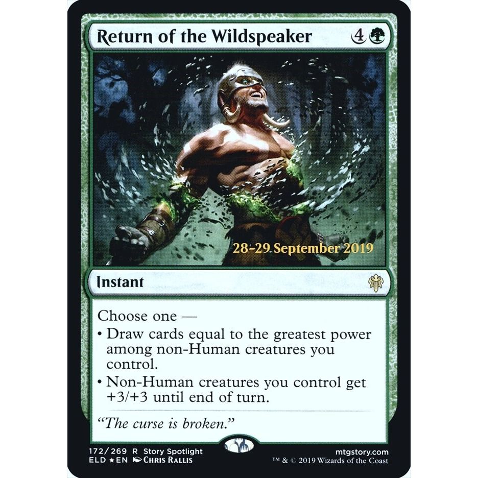 Image for Return of the Wildspeaker (172) (PRE) - Magic: The Gathering