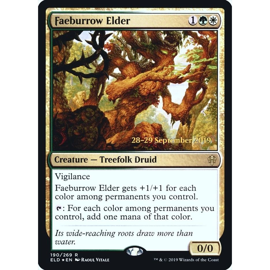 Image for Faeburrow Elder (190) (PRE) - Magic: The Gathering