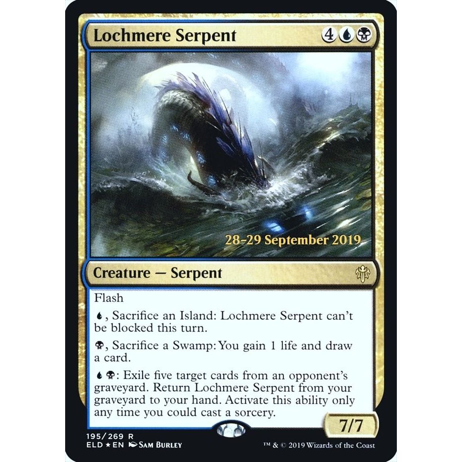 Image for Lochmere Serpent (195) (PRE) - Magic: The Gathering