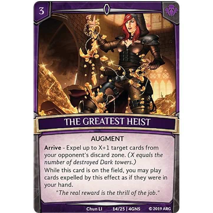Image for The Greatest Heist (14/25 | 4GNS) (GENE) - Argent Saga TCG