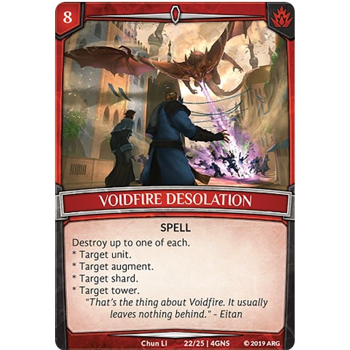 Image for Voidfire Desolation (22/25 | 4GNS) (GENE) - Argent Saga TCG