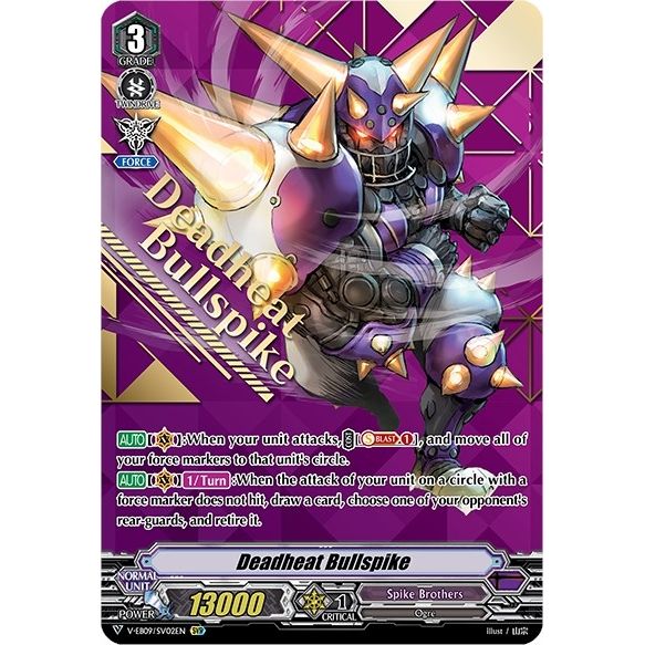 Image for Deadheat Bullspike (SVR) (V-EB09/SV02EN) (V-EB09) - Cardfight Vanguard