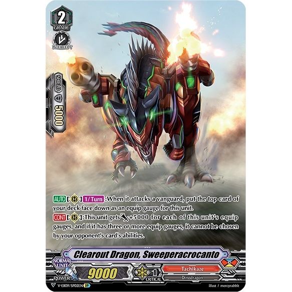 Image for Clearout Dragon, Sweeperacrocanto (SP) (V-EB09/SP02EN) (V-EB09) - Cardfight Vanguard