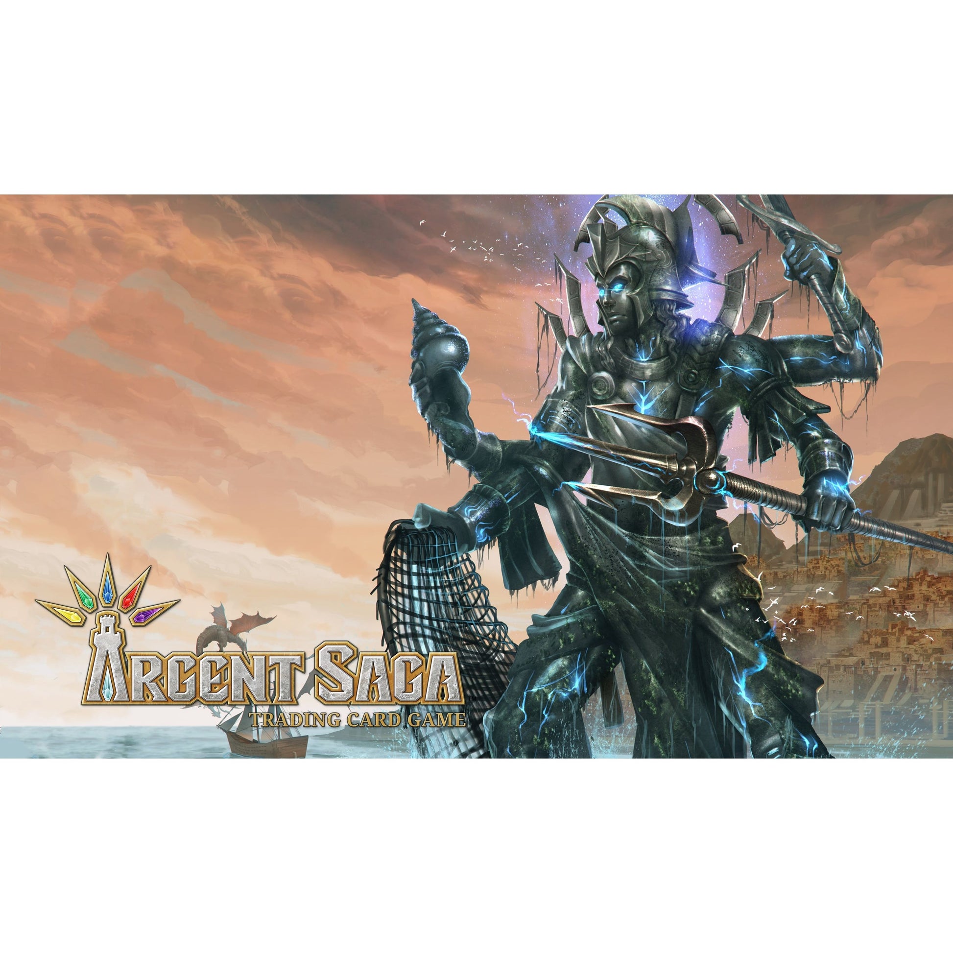 Image for Argent Saga TCG Rubber Playmat - Iakuma Juggernaut - Playmats