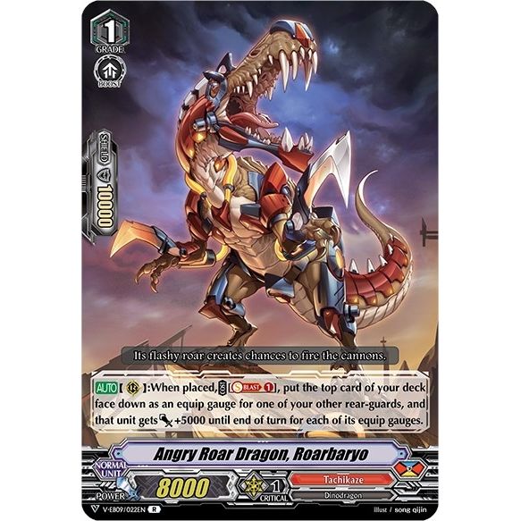 Image for Angry Roar Dragon, Roarbaryo (V-EB09/022EN) (V-EB09) - Cardfight Vanguard