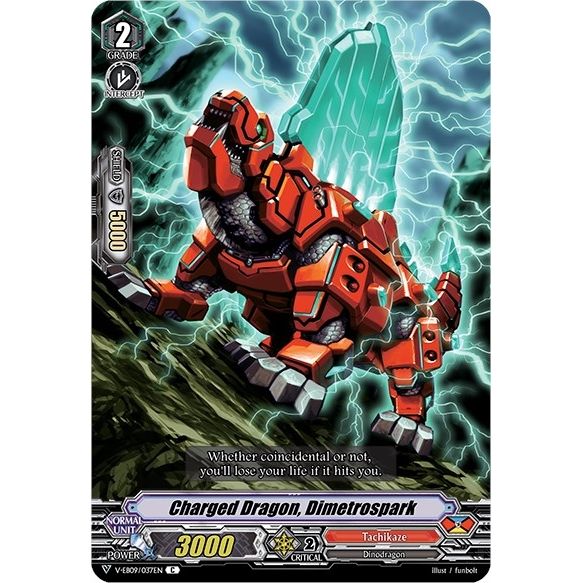 Image for Charged Dragon, Dimetrospark (V-EB09/037EN) (V-EB09) - Cardfight Vanguard