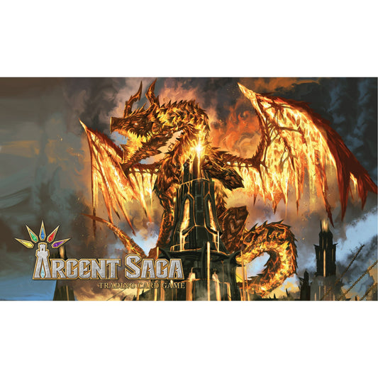 Image for Argent Saga TCG Rubber Playmat - Vehemot, Crimson Guardian - Playmats