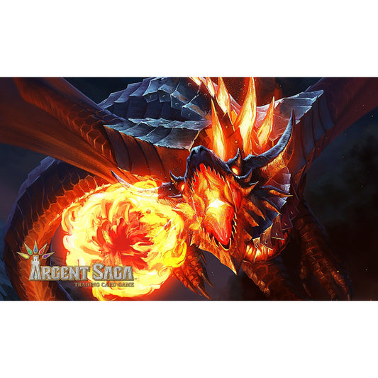 Image for Argent Saga TCG Rubber Playmat - Enraged Dragon - Playmats