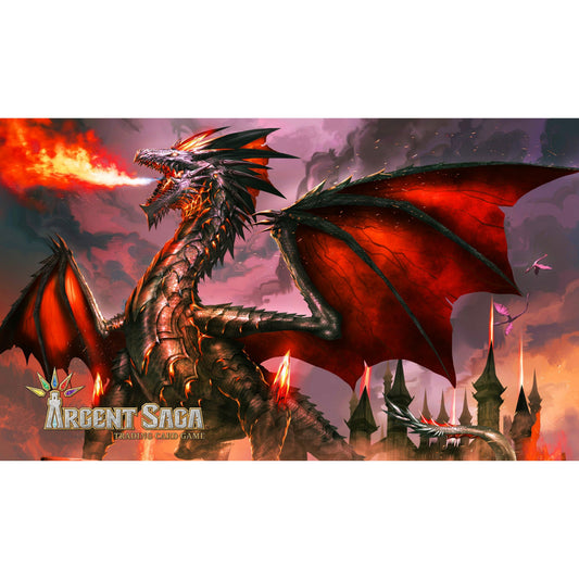 Image for Argent Saga TCG Rubber Playmat - Igneous Dragon - Playmats