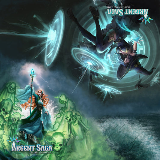 Image for Argent Saga TCG Cloth 2-Player Playmat - Witches - Playmats