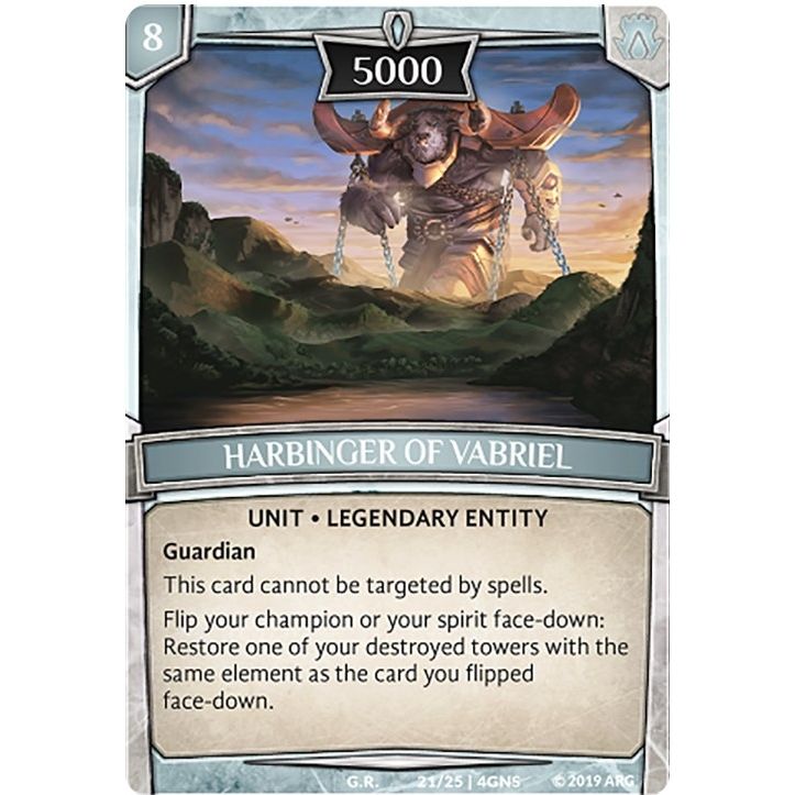 Image for Harbinger of Vabriel (21/25 | 4GNS) (GENE) - Argent Saga TCG