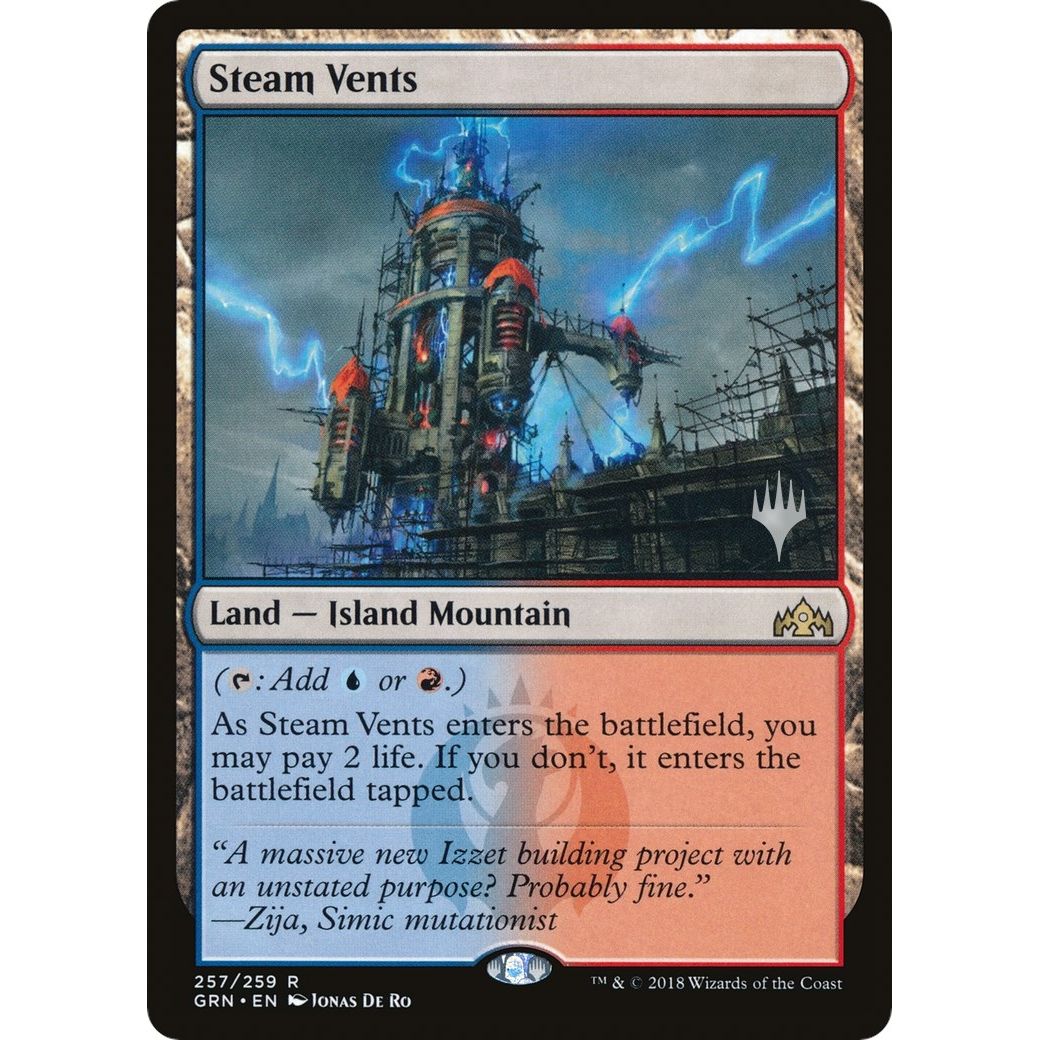Image for Steam Vents (257) (PPELD) - Magic: The Gathering