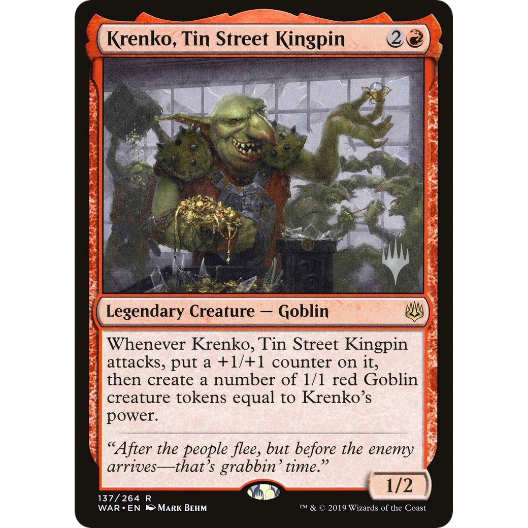 Image for Krenko, Tin Street Kingpin (137) (PPELD) - Magic: The Gathering