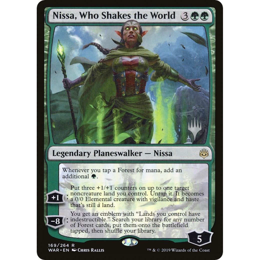 Image for Nissa, Who Shakes the World (169) (PPELD) - Magic: The Gathering
