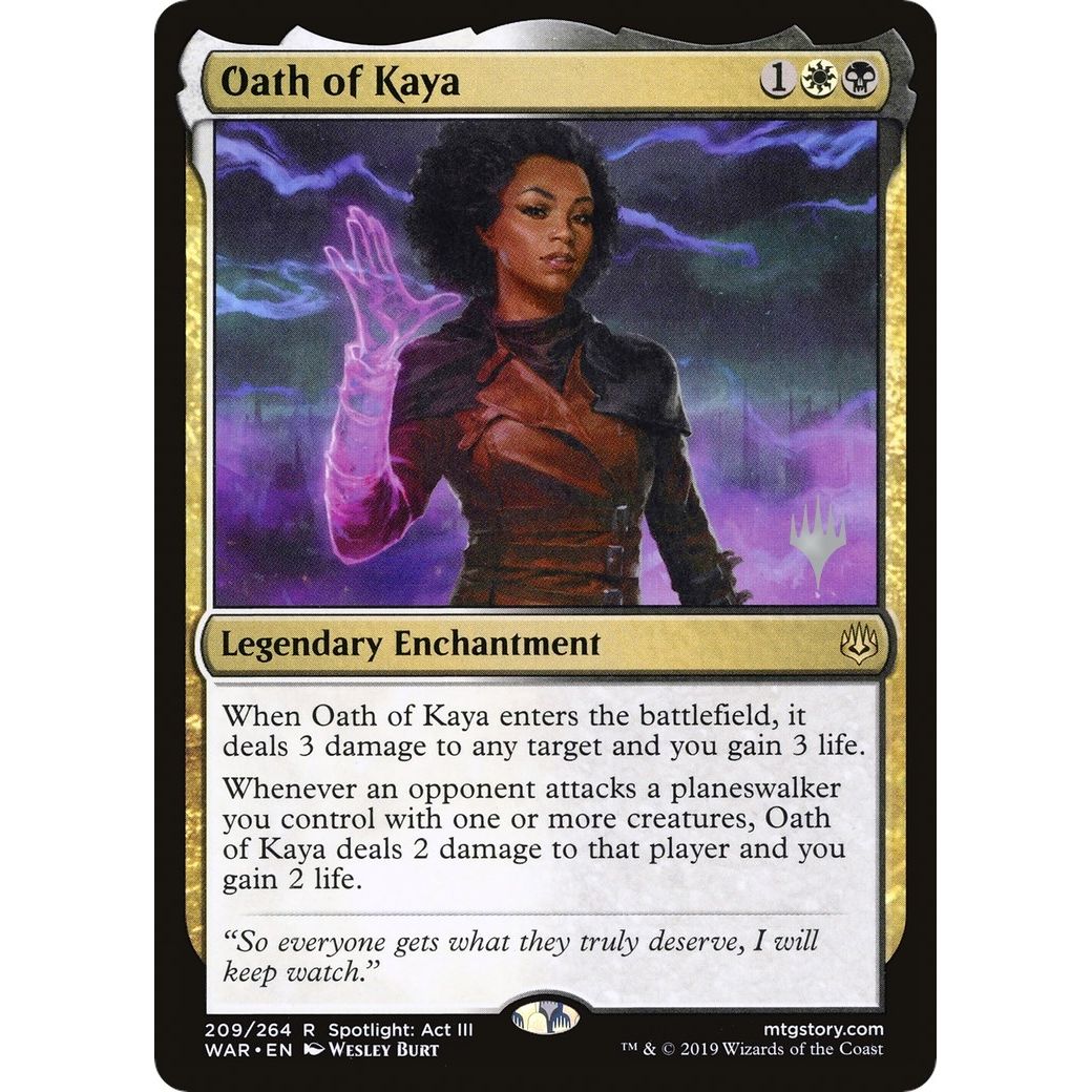 Image for Oath of Kaya (209) (PPELD) - Magic: The Gathering