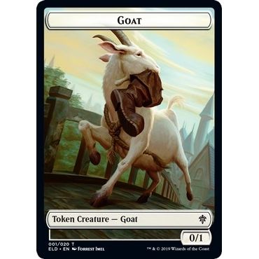 Image for Goat // Food (017) Double-Sided Token (1 // 16) (ELD) - Magic: The Gathering