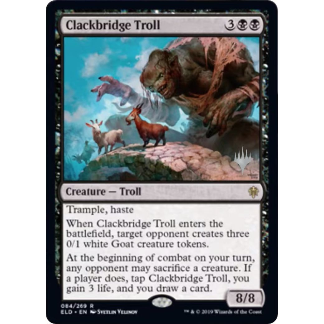 Image for Clackbridge Troll (84) (PPELD) - Magic: The Gathering