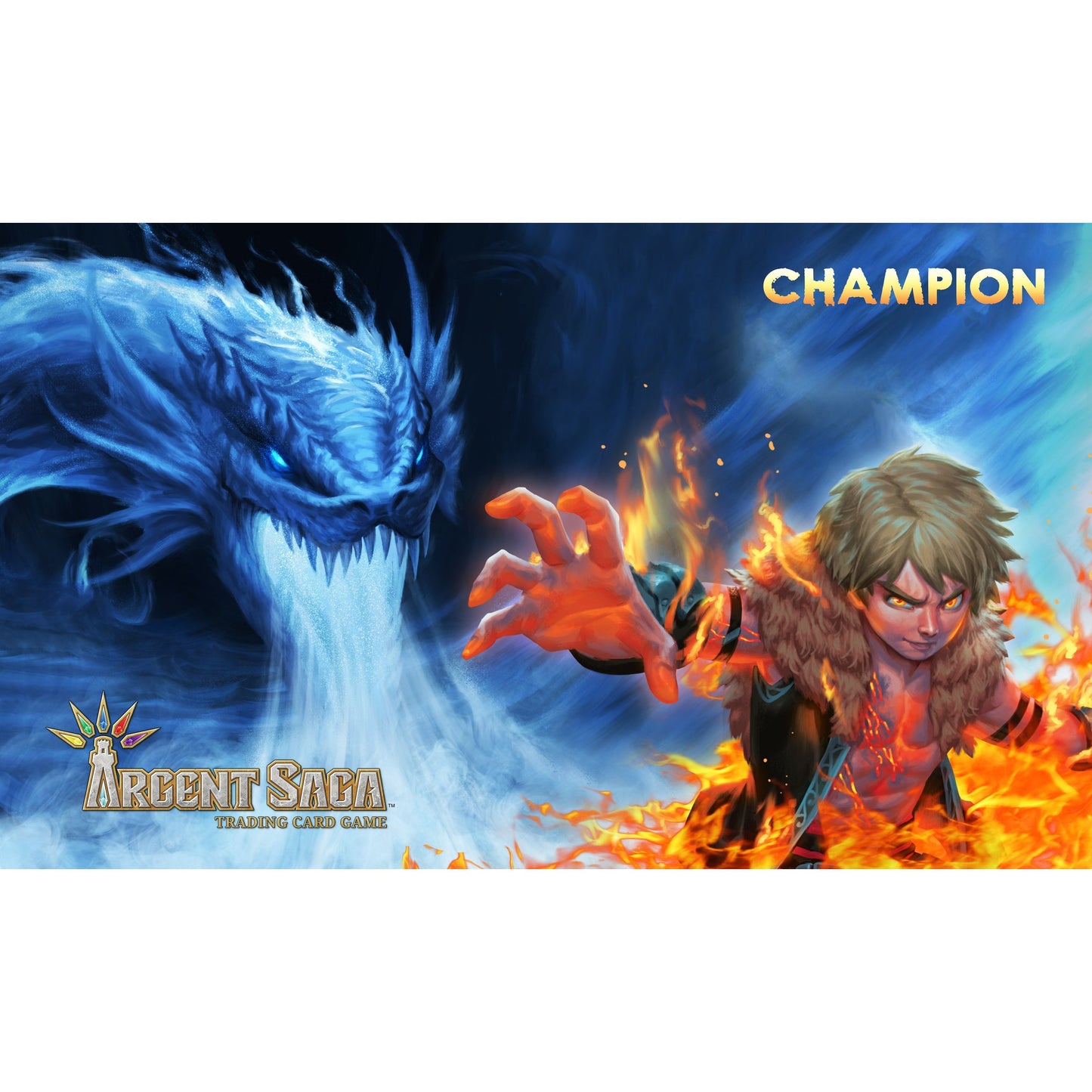 Image for Argent Saga TCG Rubber Event Playmat - Eternal Rivals Champion (Re-Release Event) - Playmats