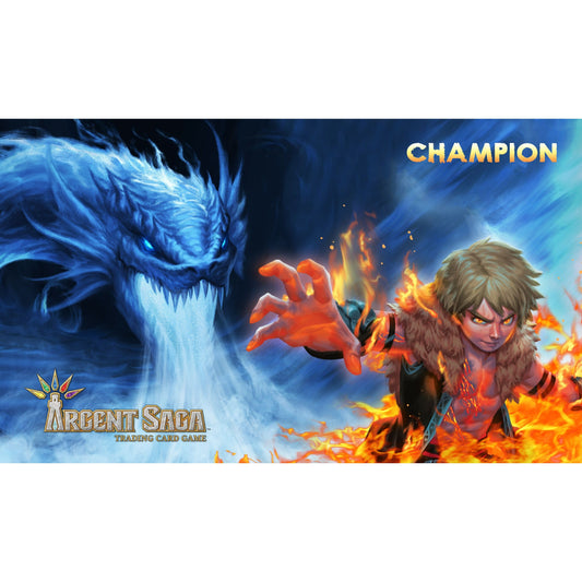 Image for Argent Saga TCG Rubber Event Playmat - Eternal Rivals Champion (Re-Release Event) - Playmats