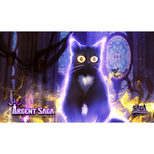 Image for Argent Saga TCG Rubber Event Playmat - Luna Saga (Regional Entry October 2019) - Playmats