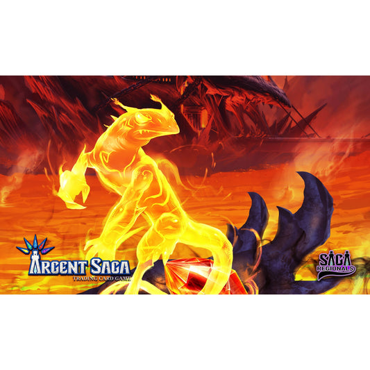 Image for Argent Saga TCG Rubber Event Playmat - Saga Regional Entry November 2019 - Playmats